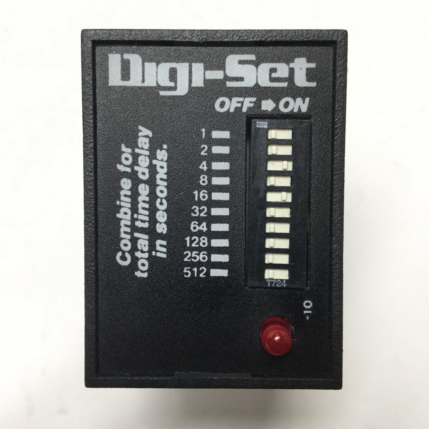 Used SSAC TDI 120AL Time Delay Interval Relay, 1-1023s Range, DPDT/NO-NC, 120VAC