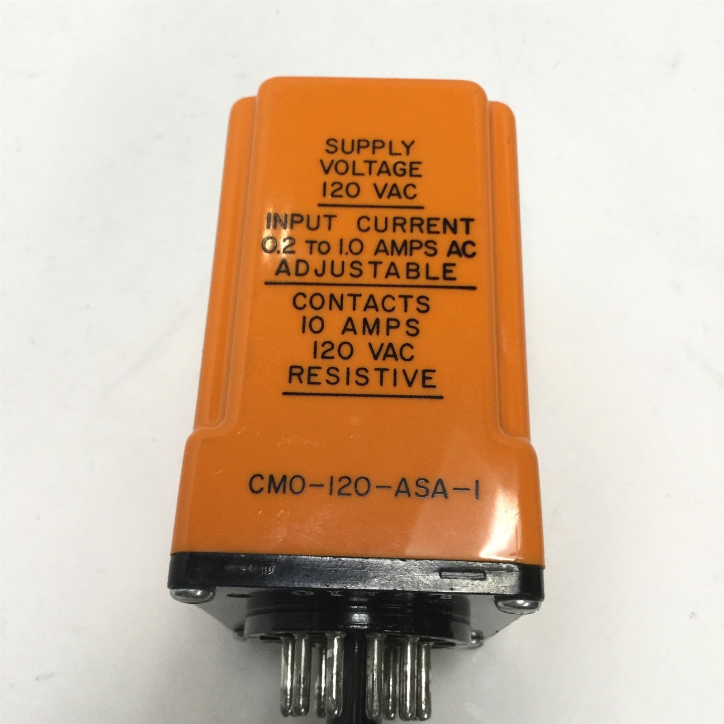 Used Diversified CMO-120-ASA-1 Over Current Monitor Delay Timer Relay, 0.2-1A, 120VAC
