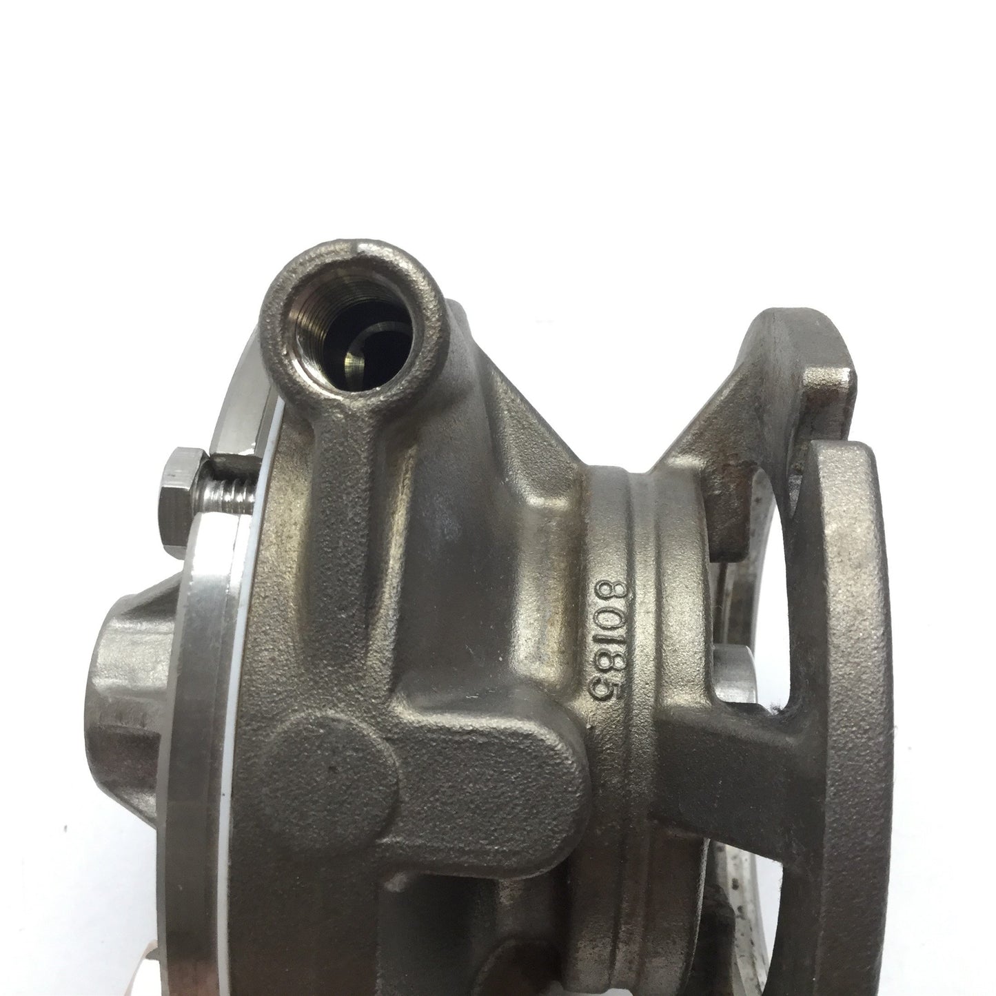 For parts or not working Price Pump 80186 Pump Head, *For Parts*, Inlet: 1/2" NPT, Outlet: 1/4" NPT