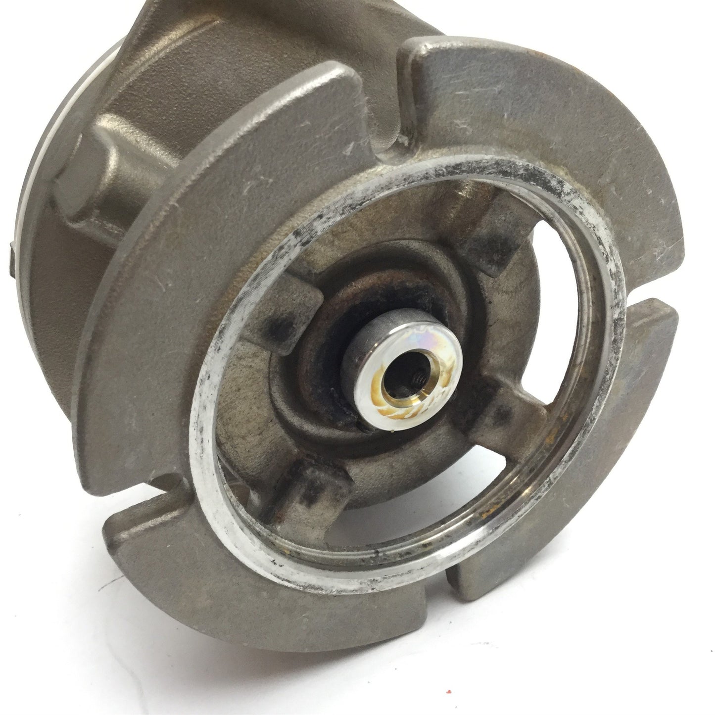 For parts or not working Price Pump 80186 Pump Head, *For Parts*, Inlet: 1/2" NPT, Outlet: 1/4" NPT