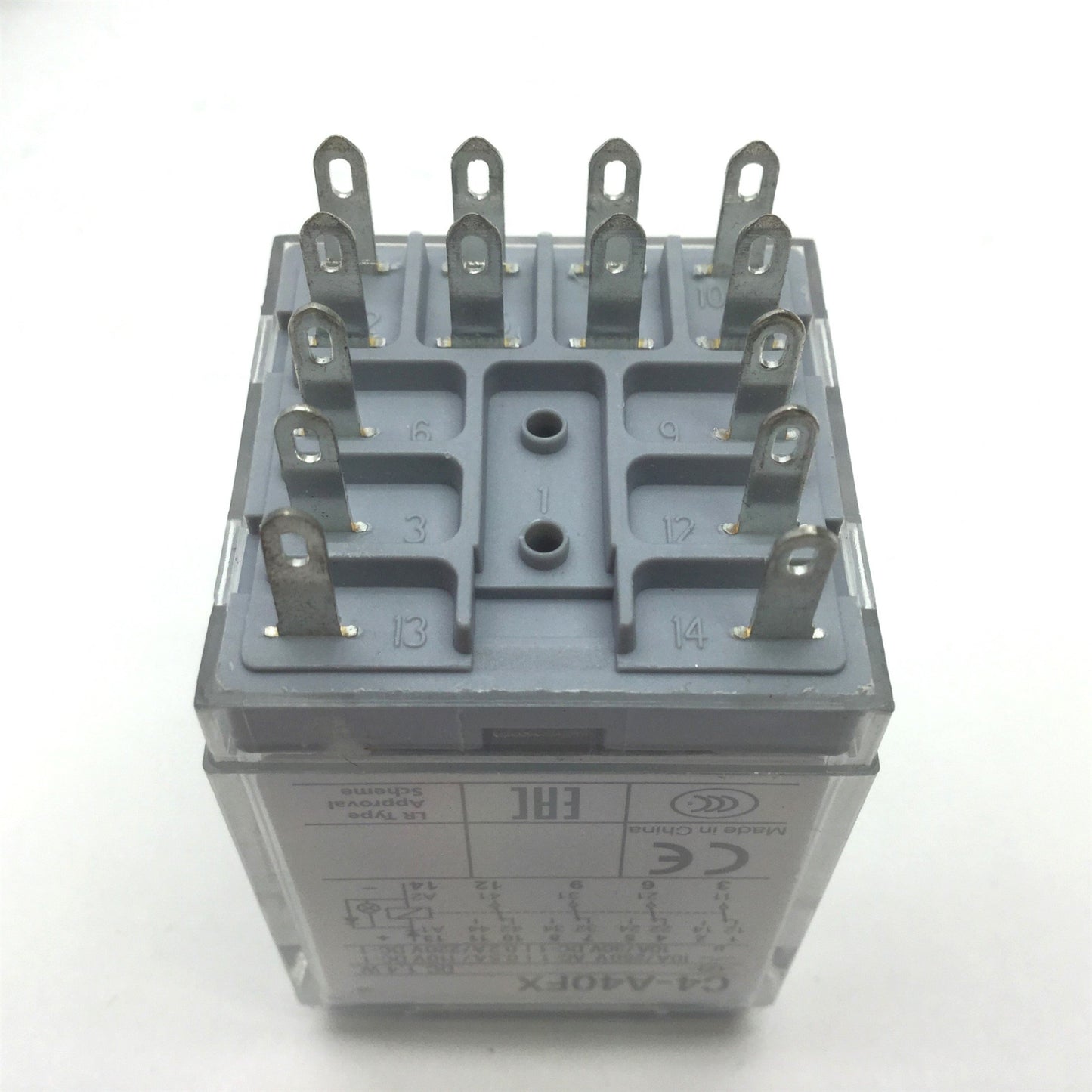 Used Lot of 15 Cromat Releco C4-A40FX Ice Cube Relay, 4 Contacts, 12 Pin, DC 1.4 W
