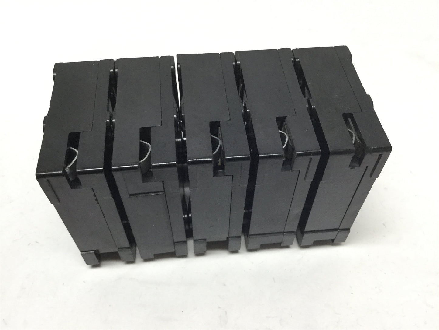 Used Lot of 5 Bryant BR120 Interchangeable Circuit Breaker, 1-Pole, 20A, 120/240VAC