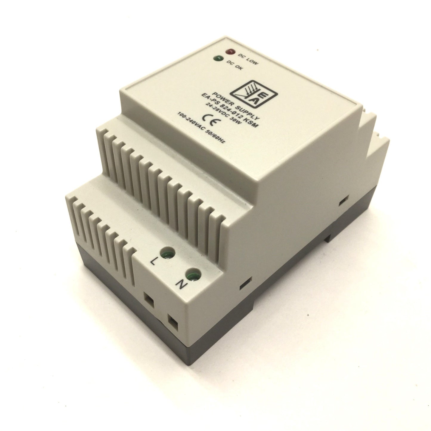 Used EA-PS 824-012 KSM Power Supply, Output: 24...28VDC 30W, Input: 90-264VAC 1.25A