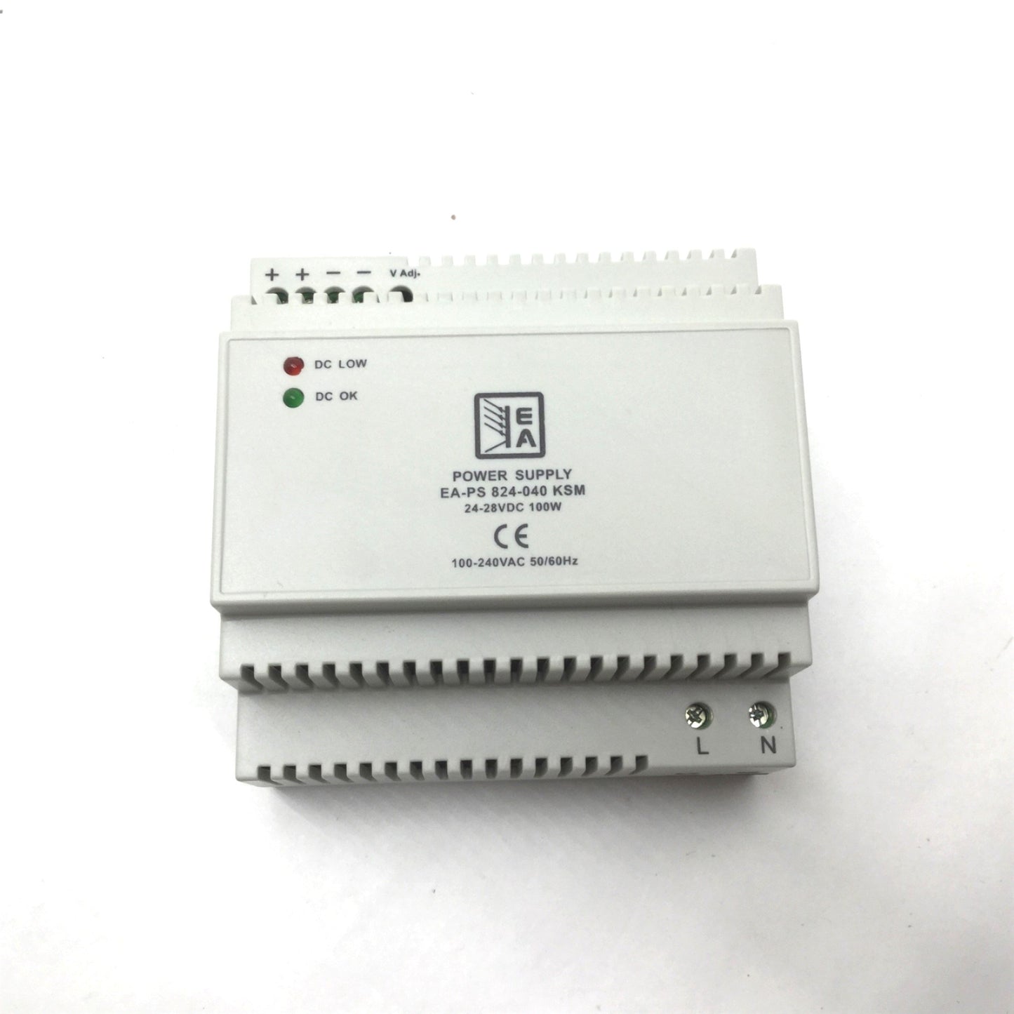 Used EA-PS 824-040 KSM Power Supply, Output: 24...28VDC 100W, Input: 90-264VAC 4.2A