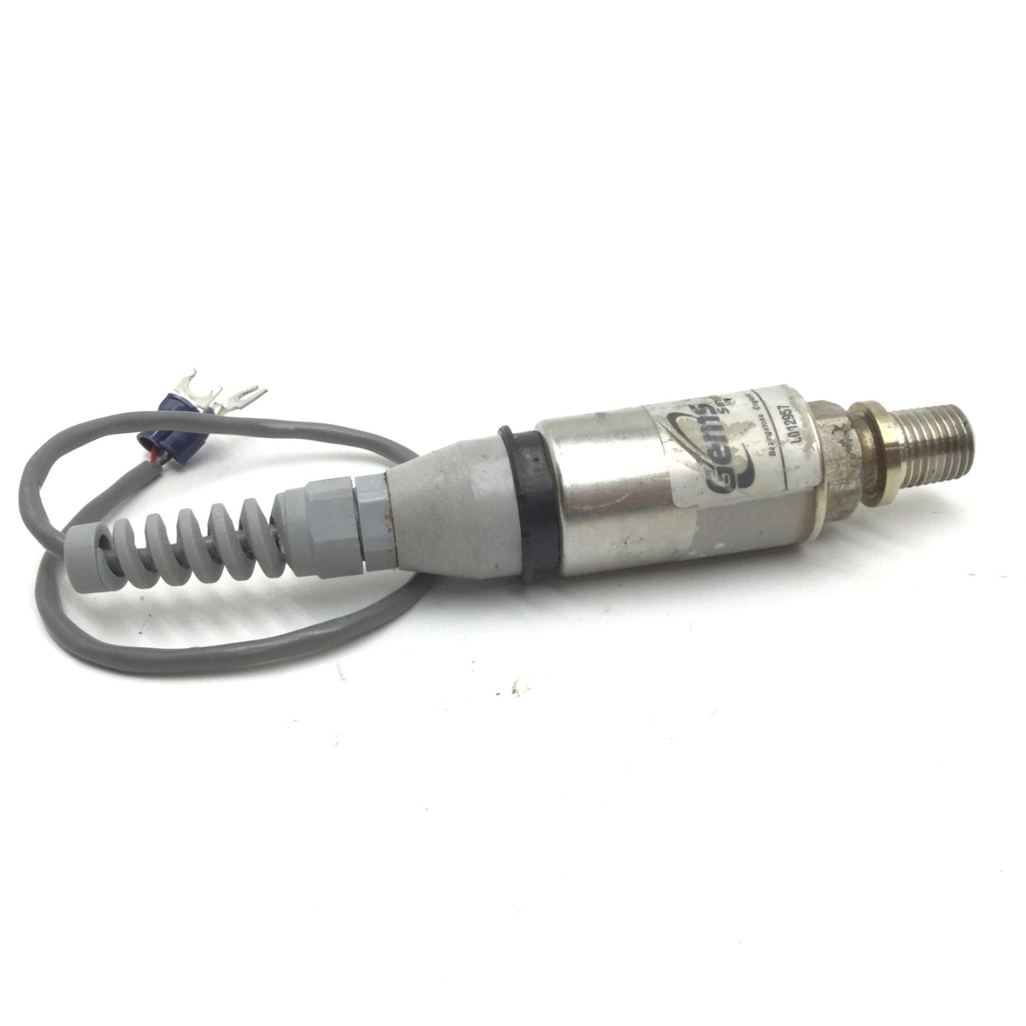 Used Gems 2200BGF600223DA Pressure Transducer, 7-35VDC, 0-60PSI, Output: 4-20mA