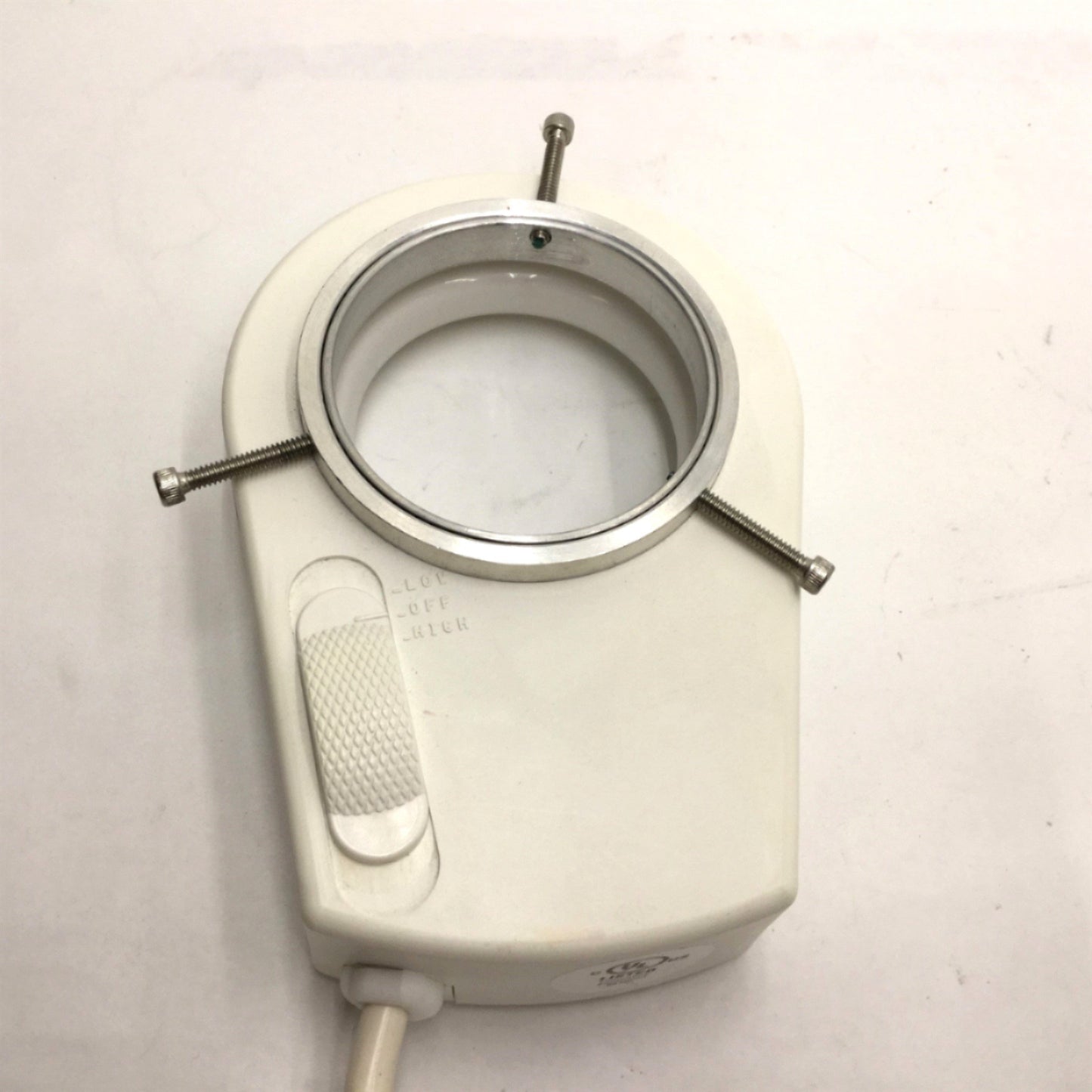 Used Micro-Lite FL1000 O.C. White High/Low Fluorescent Microscope Light Ring w/Bulb