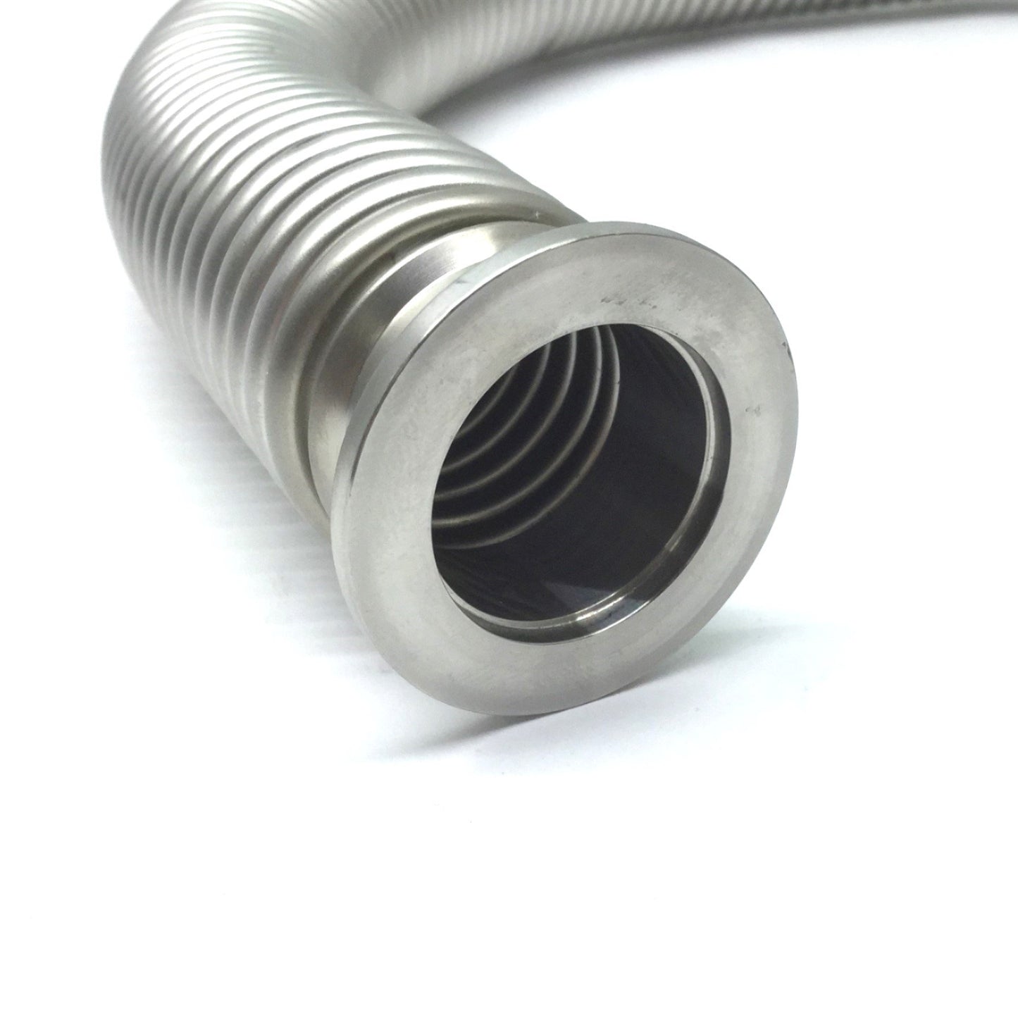 Used Convoluted Stainless Steel Vacuum Tubing, 36" length, 1" I.D., 1.36"O.D.