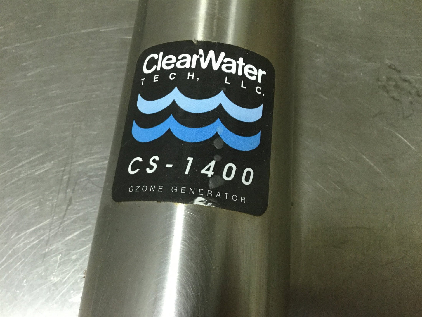 Used ClearWater Tech CS-1400 Ozone Generator 0.5 Grams/Hour 30SCFH, 120VAC 60Hz 0.8A