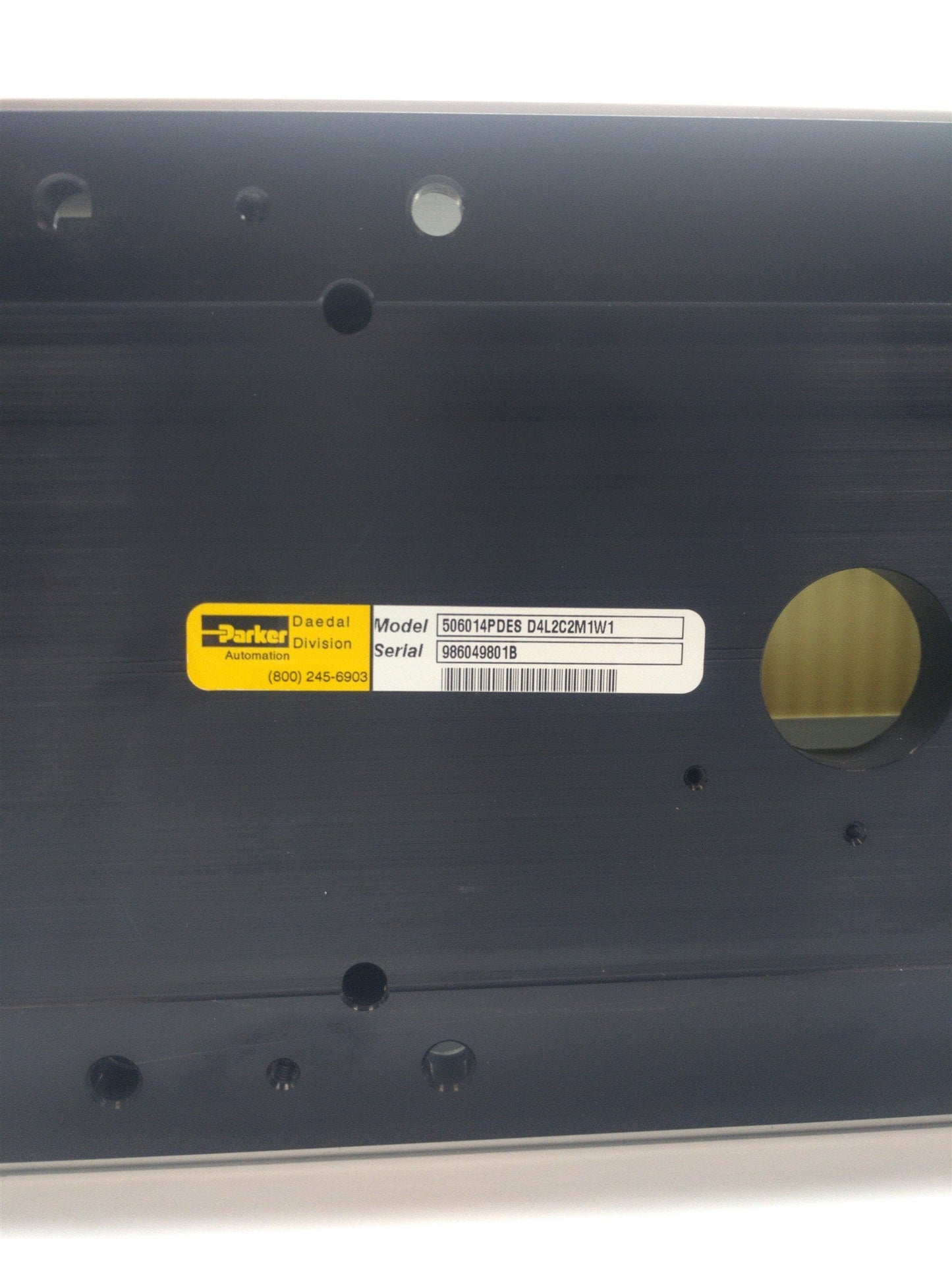 Used Parker 506014PD Belt Driven Linear Actuator 14"Travel ñ100æm Repeatable NEMA34