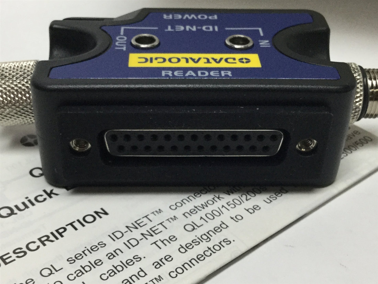 New Datalogic 93ACC1861 QL200 Quick Link ID-NET Connector Power Network T-Connection
