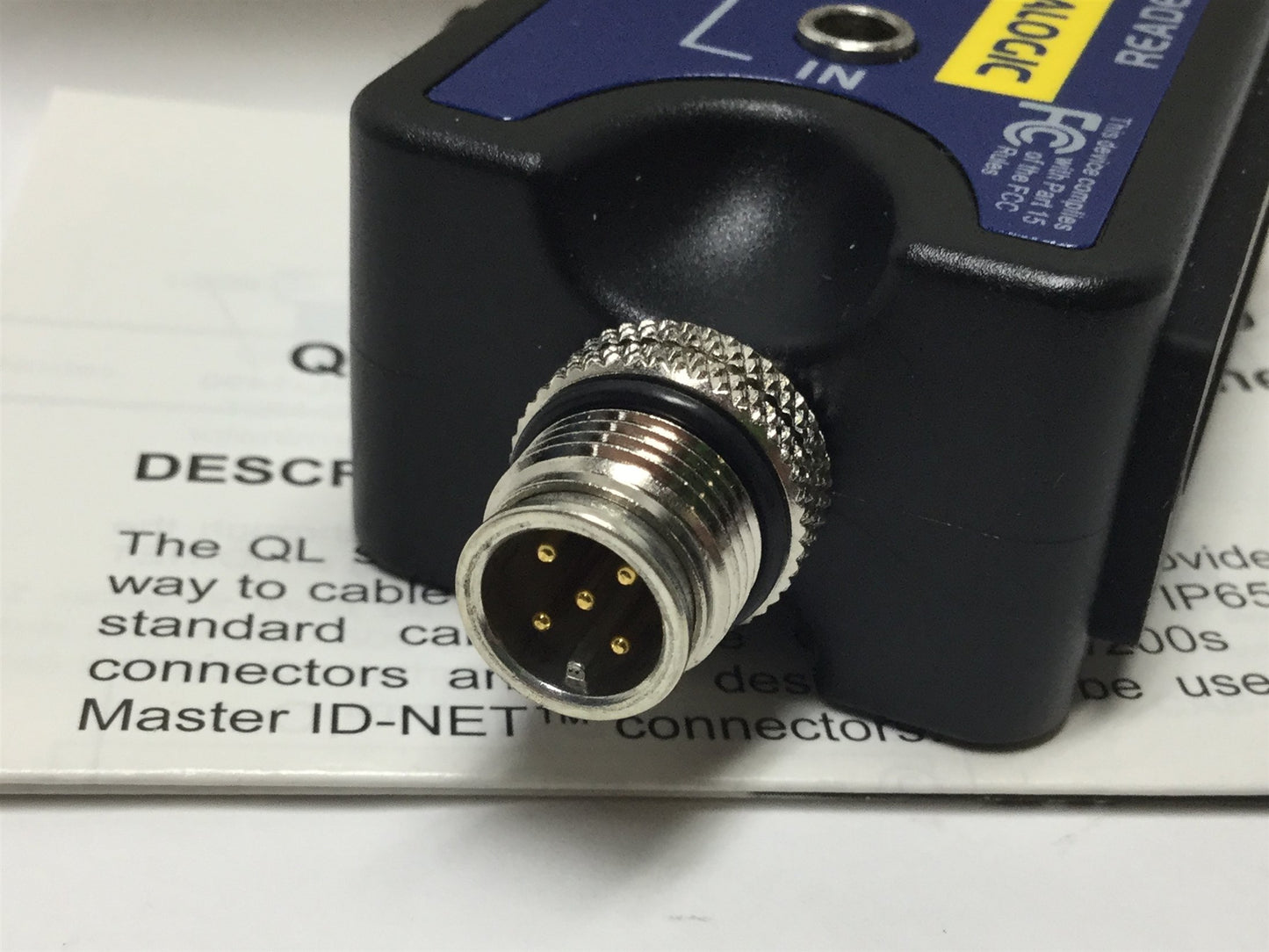 New Datalogic 93ACC1861 QL200 Quick Link ID-NET Connector Power Network T-Connection