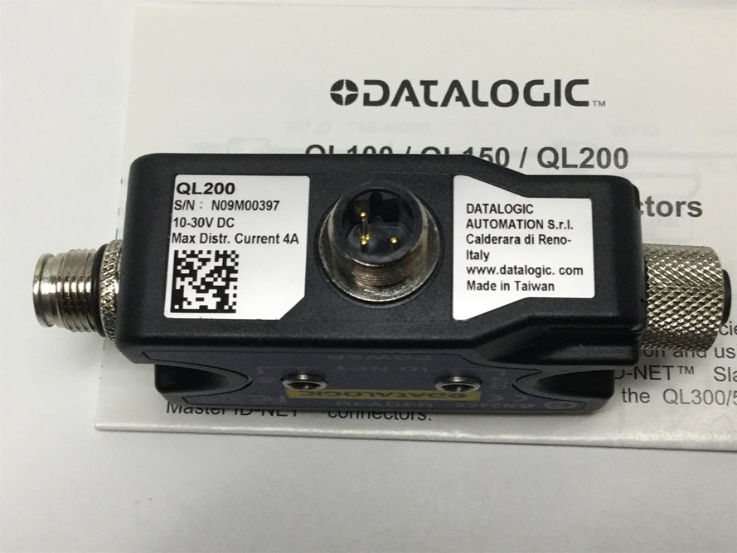New Datalogic 93ACC1861 QL200 Quick Link ID-NET Connector Power Network T-Connection