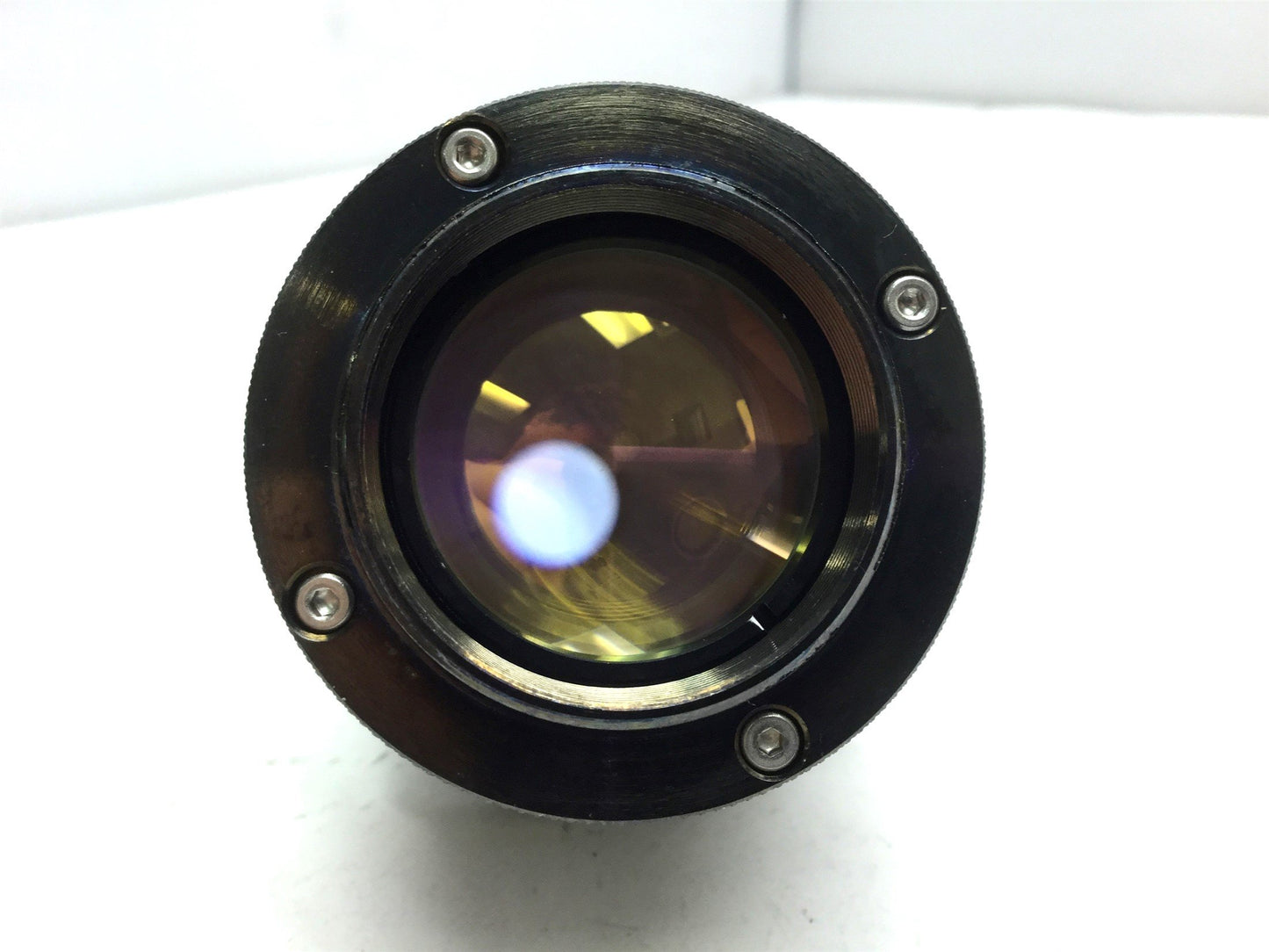 Used Unitek Miyachi MLU-0247B Fiber Coupling Lens Collimator YAG 100W 1064 Nanometers