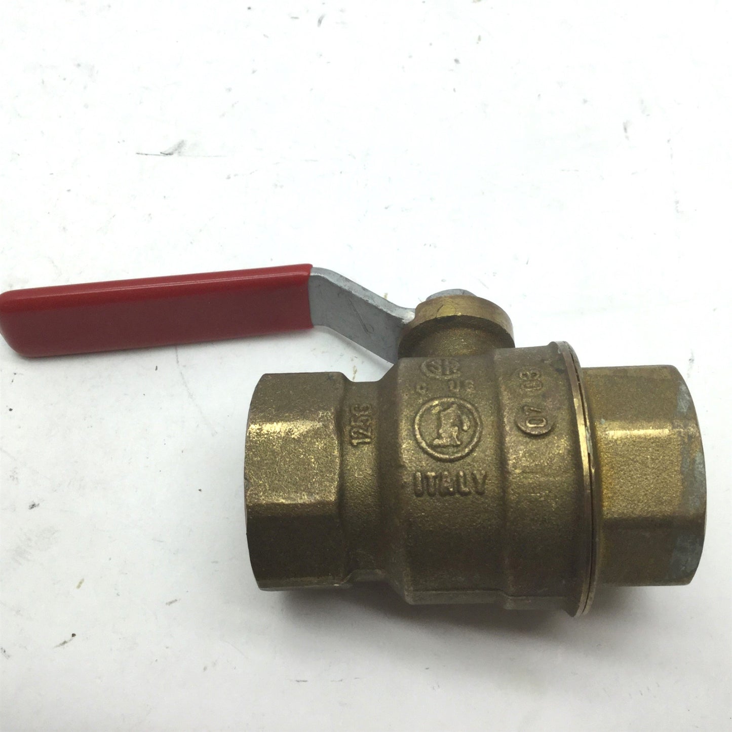Used Lot of 3 Mueller Ball Valves Brass 2x 1/2" NPT, 1x 1" NPT