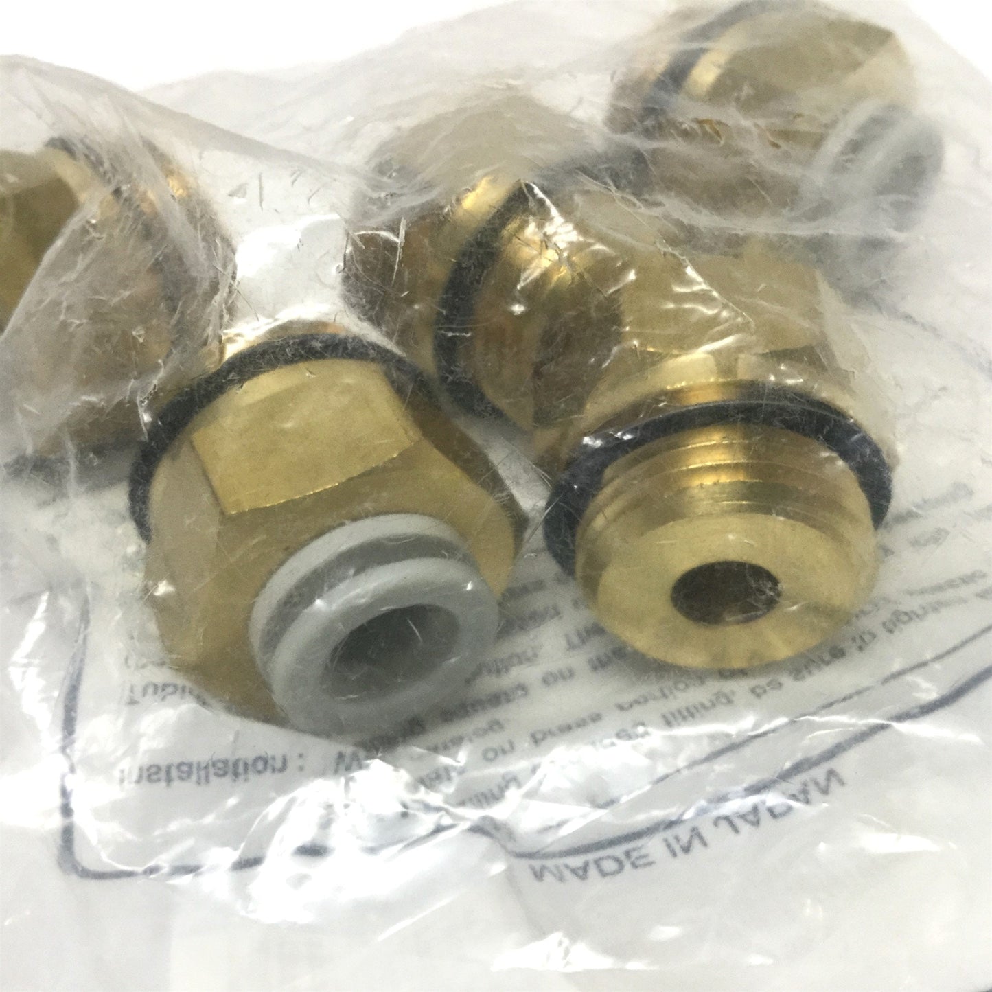 New Lot of 5 SMC KQ2H10-G04 Pneumatic Male Connector Brass Air Fitting G 1/2 x 10mm