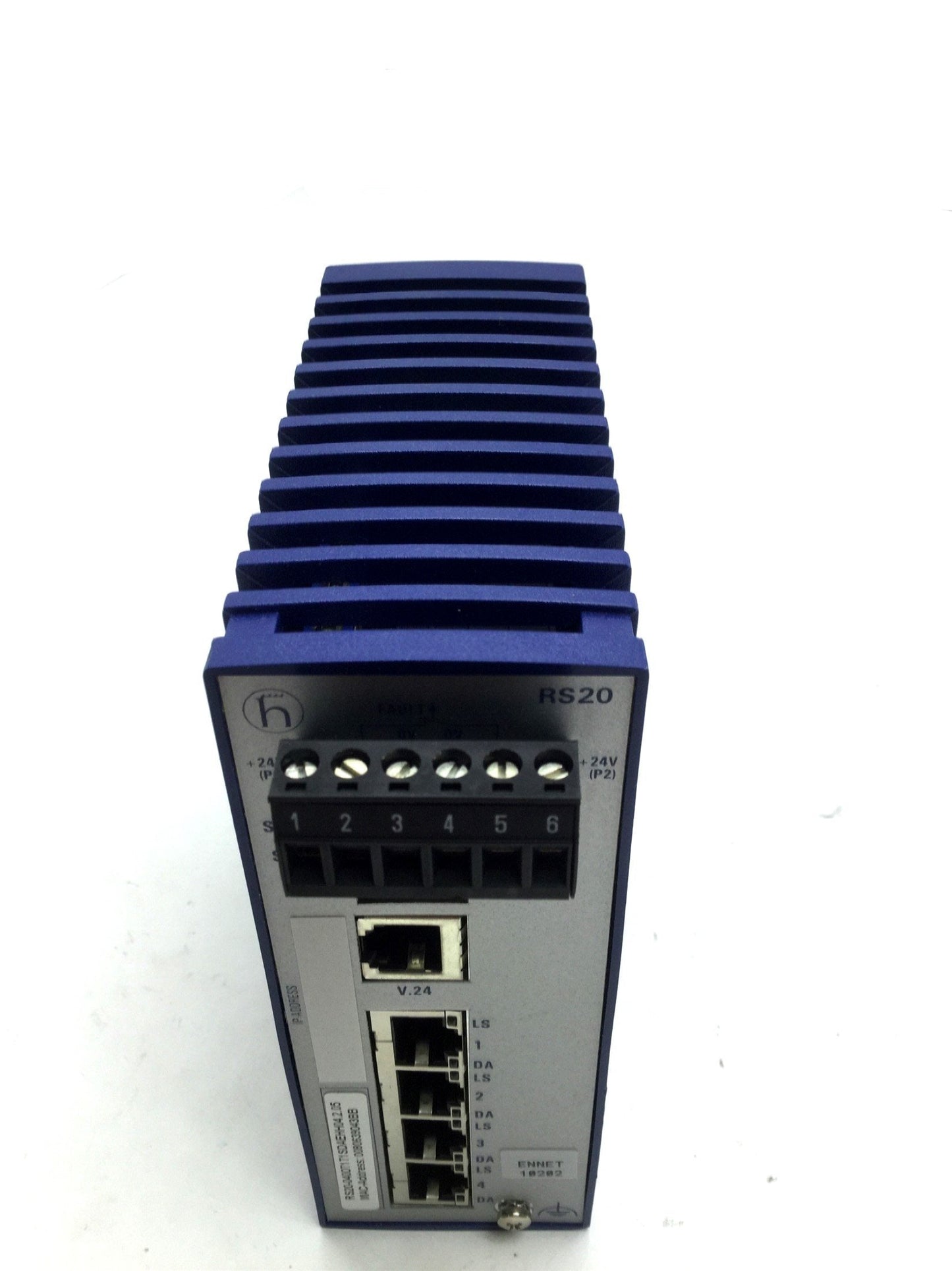 Used Hirschmann RS20-0400T1T1SDAEHH04.2.05 Din Rail Ethernet Switch 4 Ports 10/100