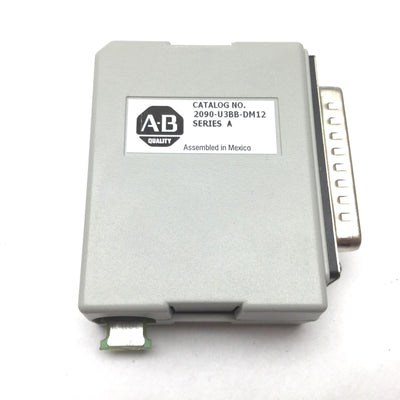 Used Allen Bradley 2090-U3BB-DM12 Breakout Board, 44-Pin Male to 12-Terminal