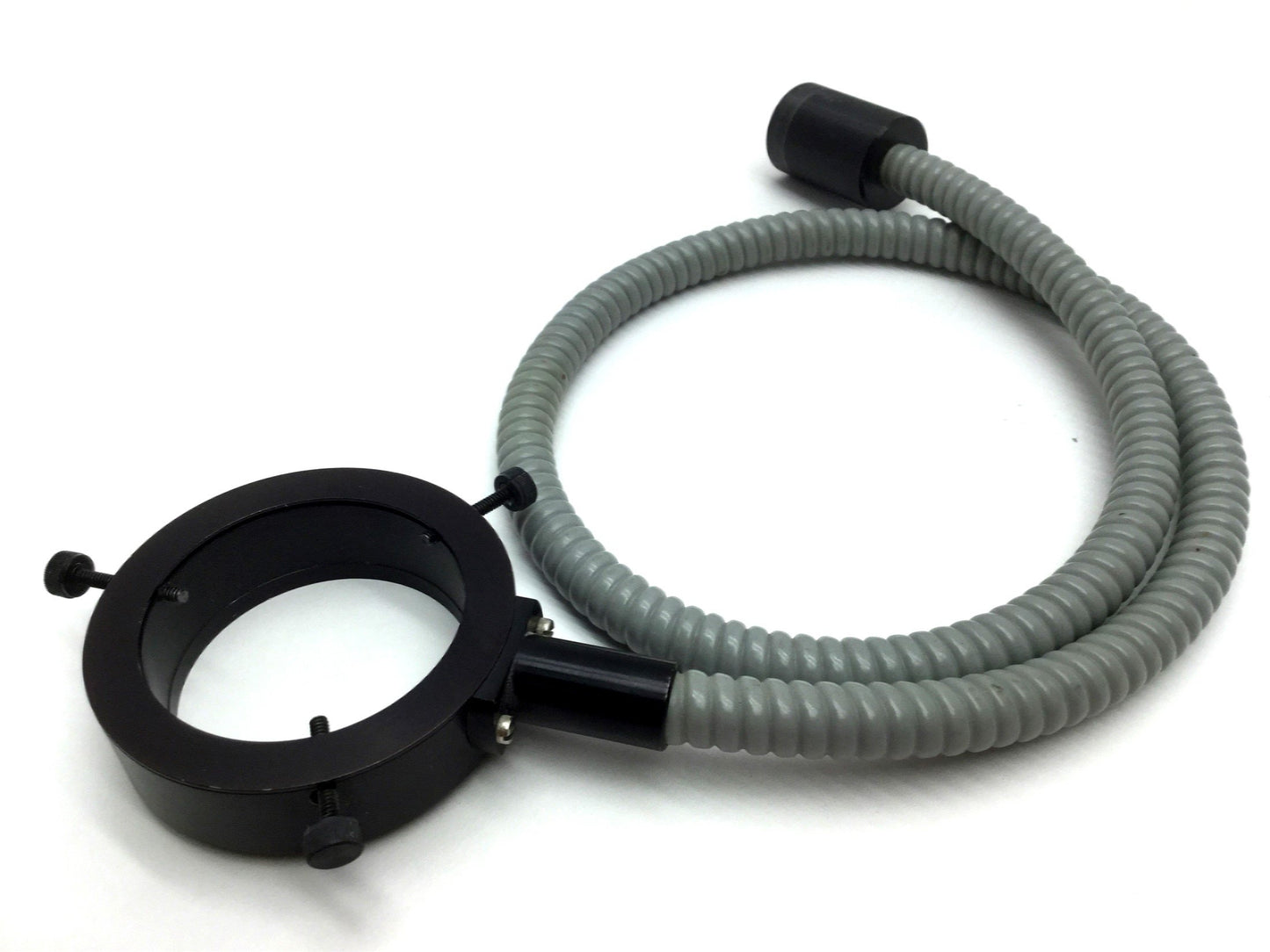 Used Leeds Fiber Optic Light Guide Ring Mount 50mm, In 25.3mm Bundle 8mm 27"