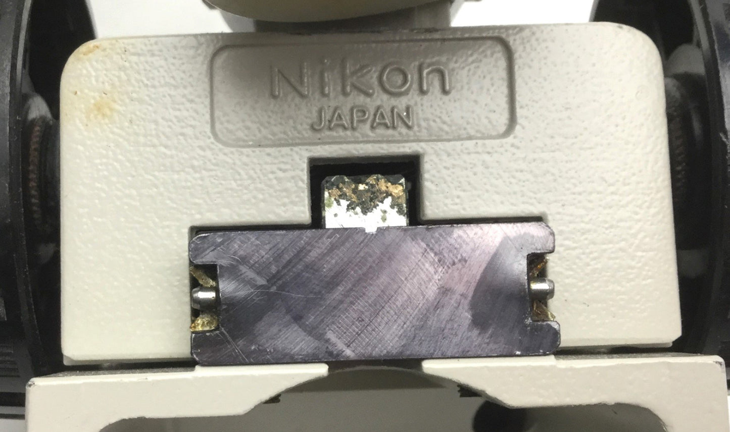 Used Nikon Microscope Adjustable Mounting 3" Focus Ring, 23.75" Arm Length