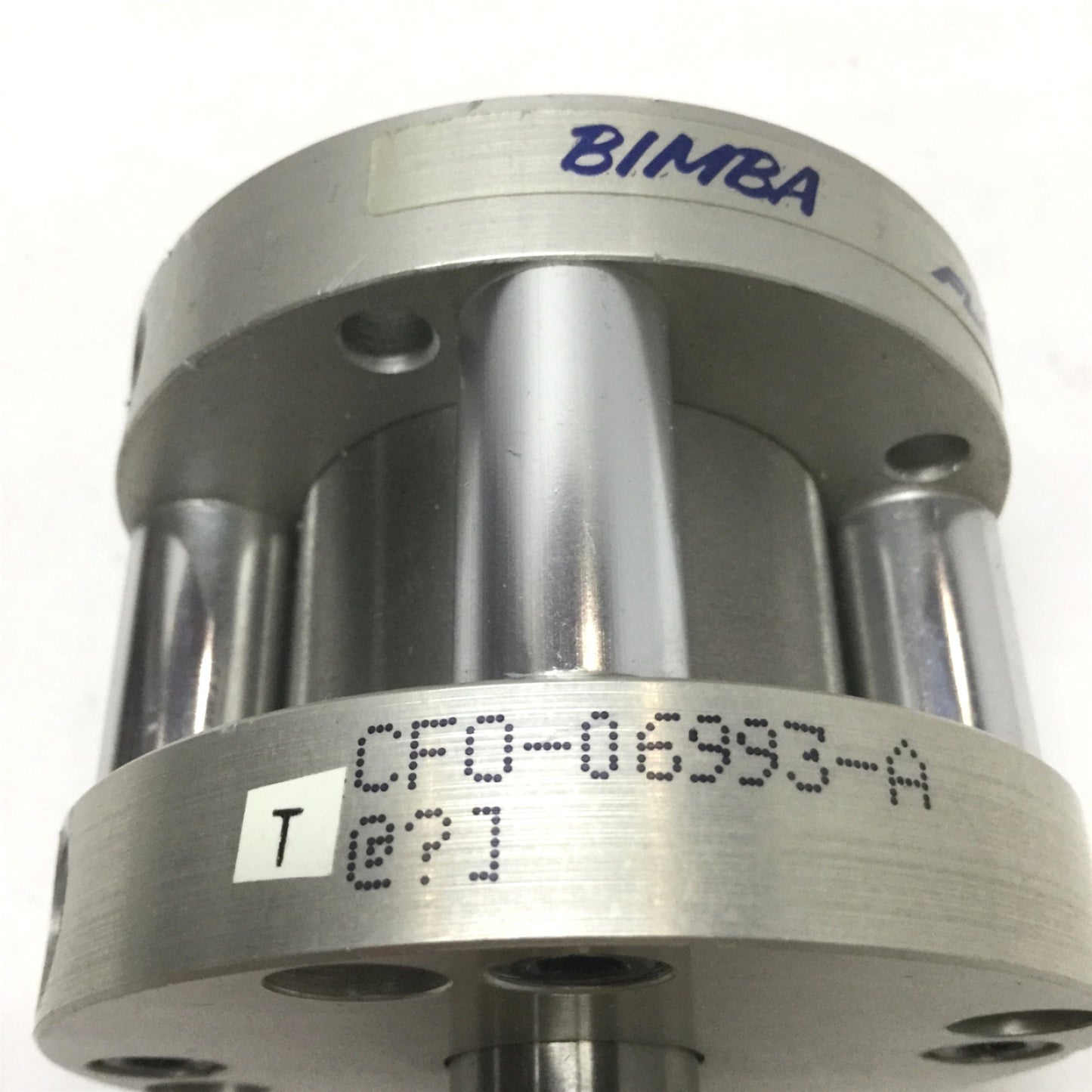 Used Bimba CFO-06993-A Flat-1 Double-Rod Cylinder, 2" Stroke, 1-1/2" Bore, 1/8" NPT