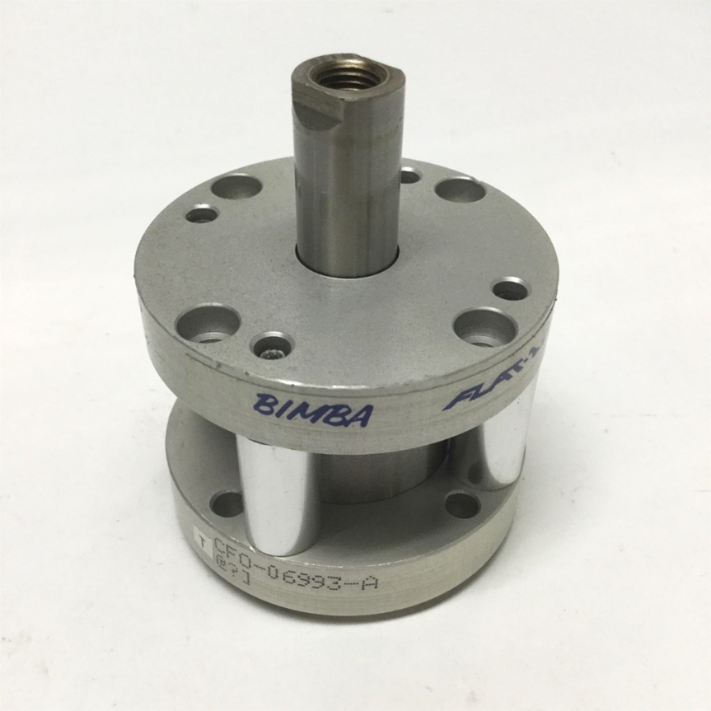 Used Bimba CFO-06993-A Flat-1 Double-Rod Cylinder, 2" Stroke, 1-1/2" Bore, 1/8" NPT