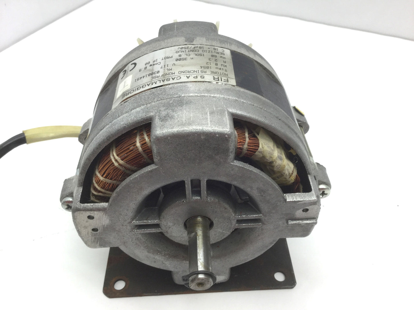 Used FIR Continuous Service Asynchronous Motor 117V 60Hz 2.3A .12KW Starter 4CR-2-684