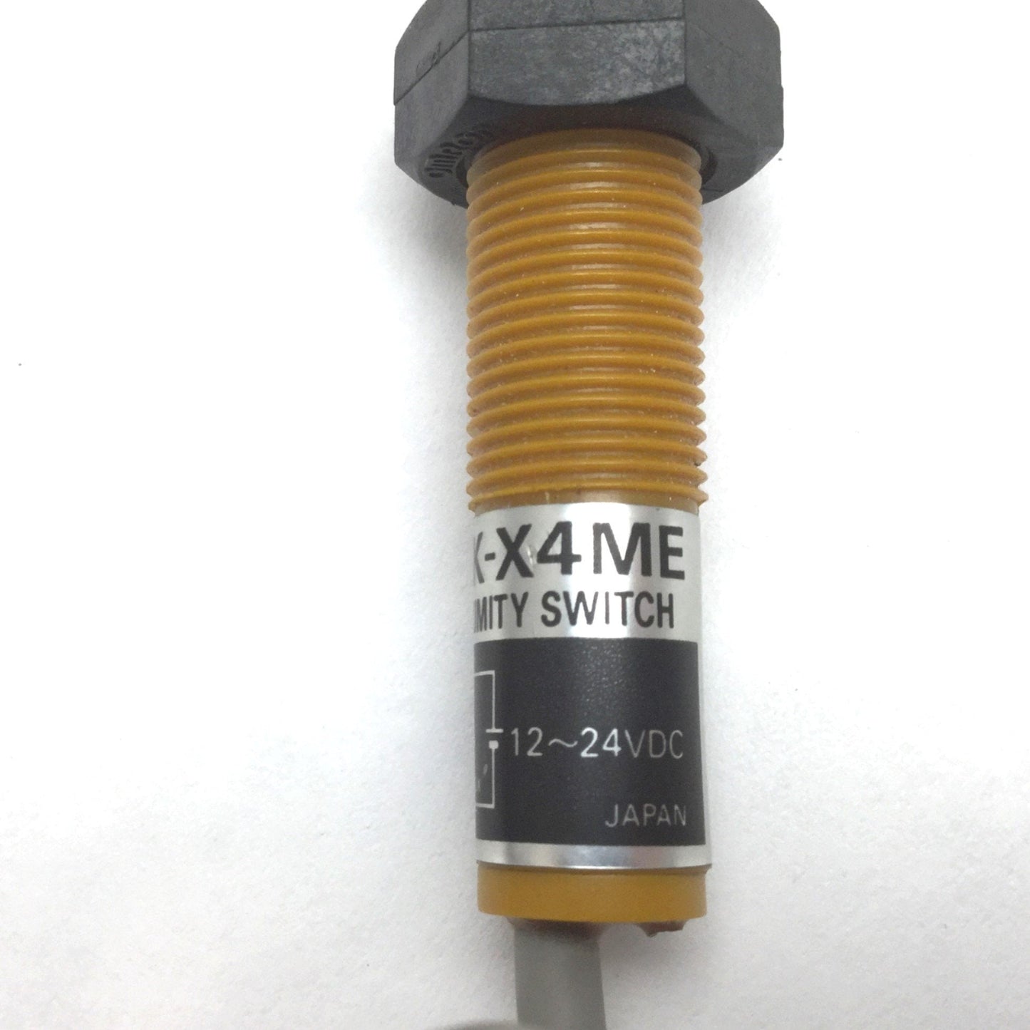 Used Omron E2K-X4ME Capacitive Proximity Sensor, Range: 4mm, Output: NPN, 12-24VDC