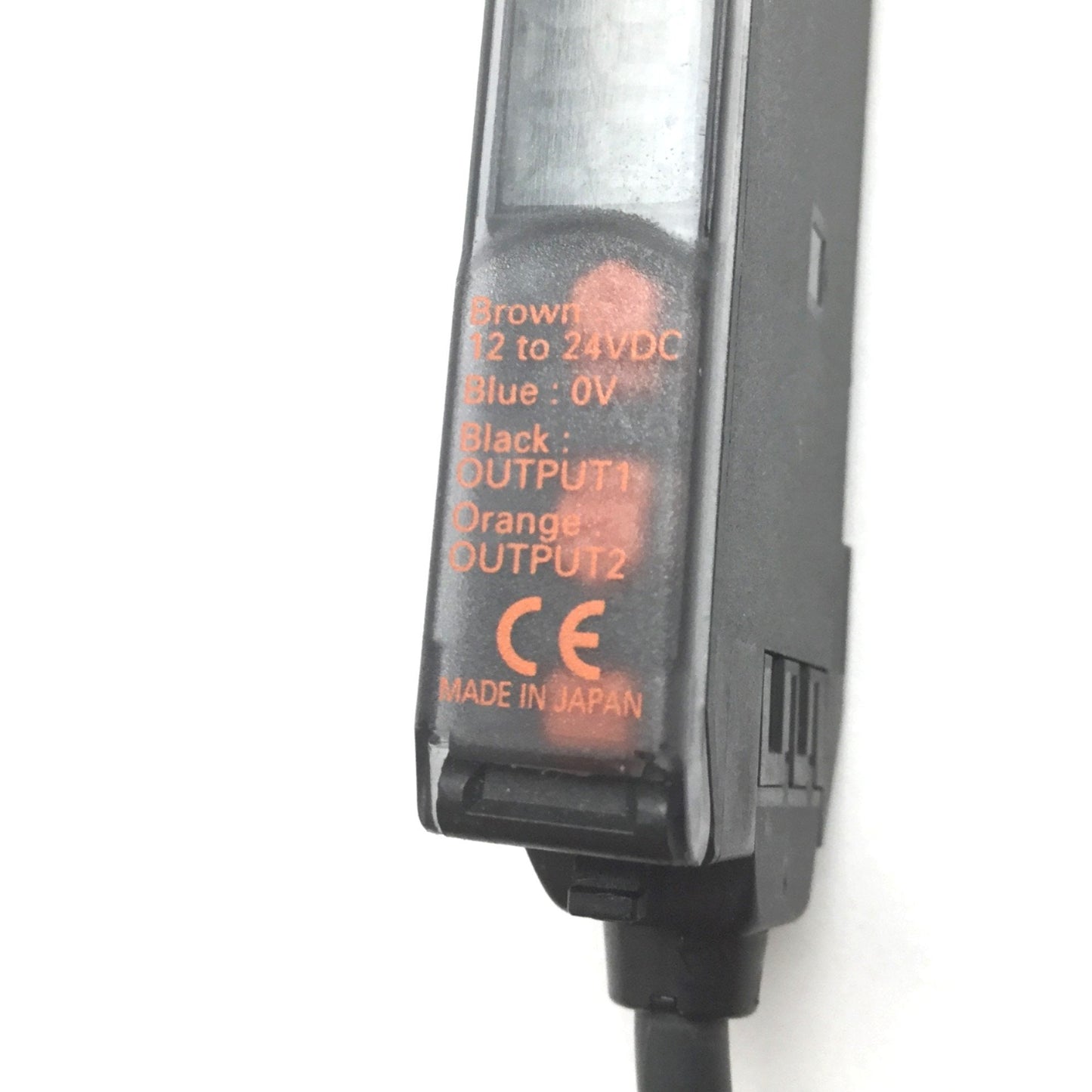 Used Omron E3X-DA6TW-S Fiber Optic Sensor Amplifier, Supply: 12-24VDC 40mA, NPN