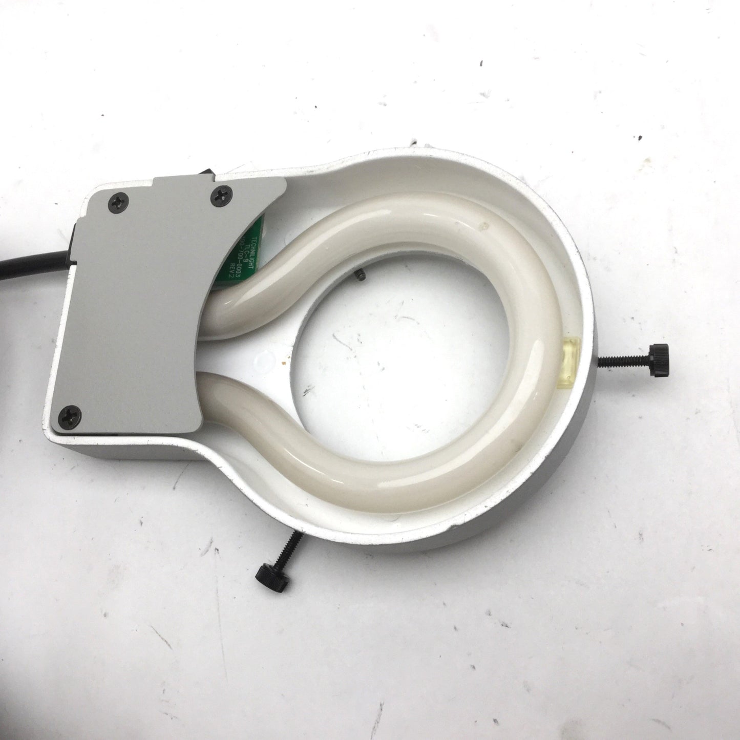 Used TechniQuip TL9-DPDX-MK Microscope Ring Light Illuminator, 120V, 60Hz, 0.28A