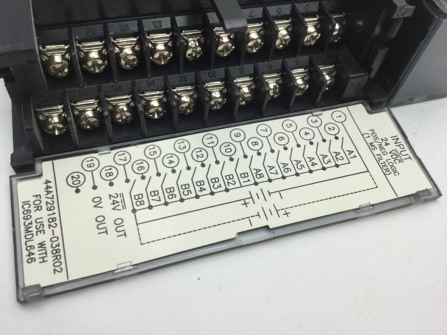Used Lot of 3 GE Fanuc IC693MDL646C PLC Modules Input 16Pt 24V Pos/Neg Fast