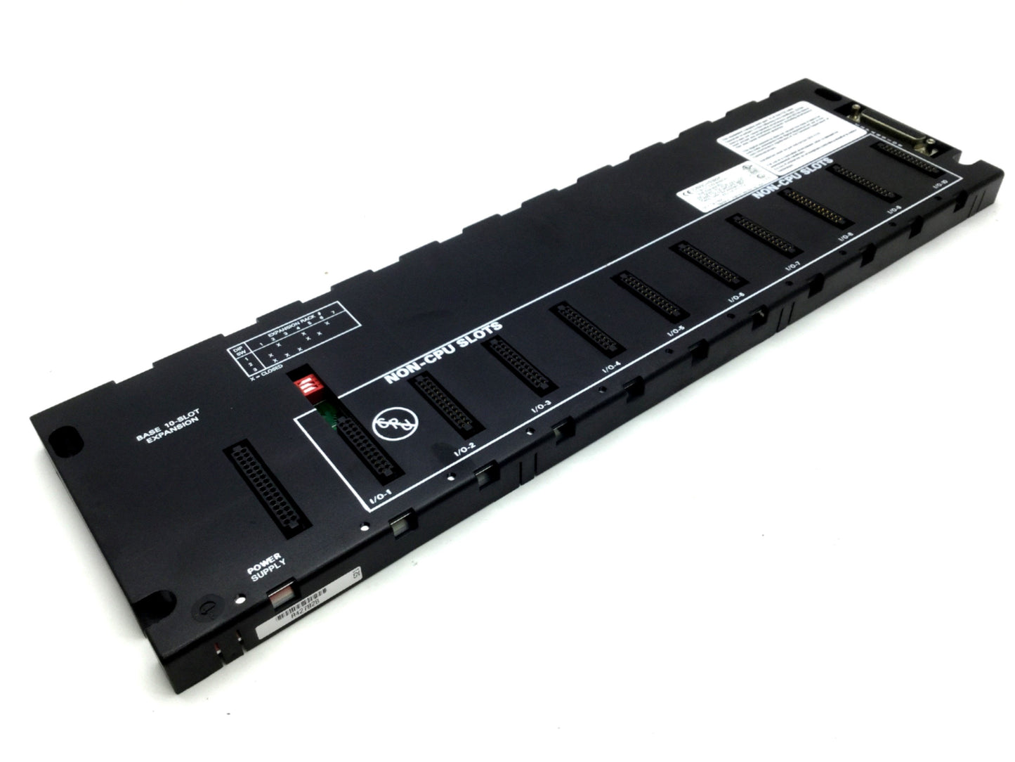 Used GE Fanuc IC693CHS392K Base, 10-Slot Expansion, Series 90-30 PLC Rack, EMI