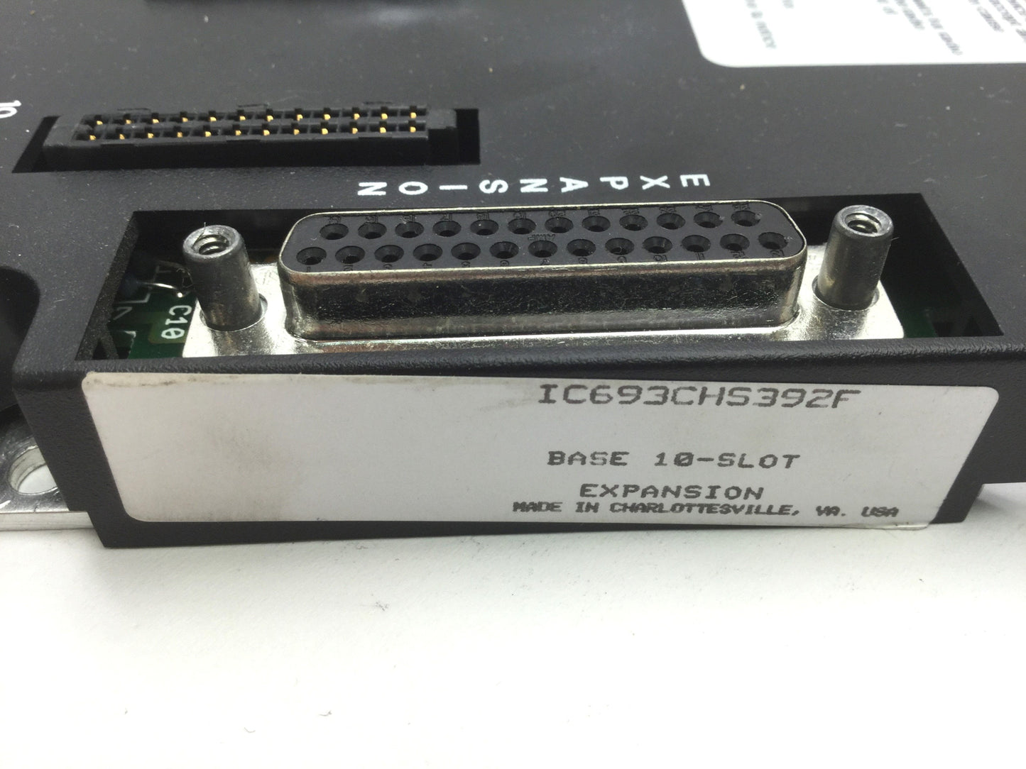 Used GE Fanuc IC693CHS392F Base, 10-Slot Expansion, Series 90-30 PLC Rack