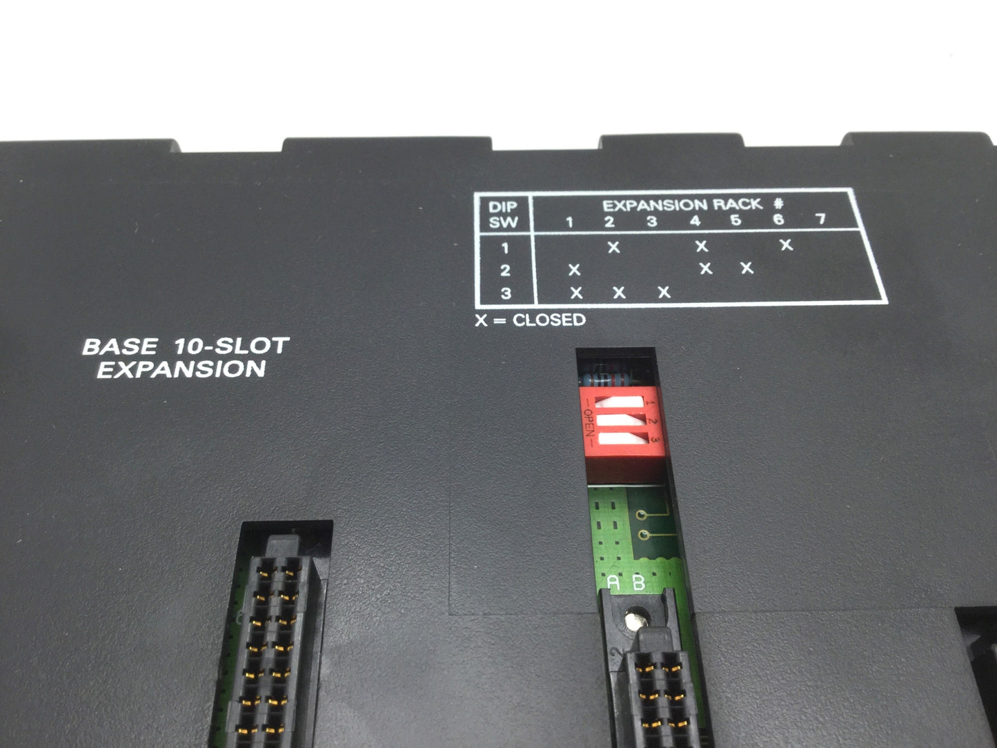 Used GE Fanuc IC693CHS392F Base, 10-Slot Expansion, Series 90-30 PLC Rack