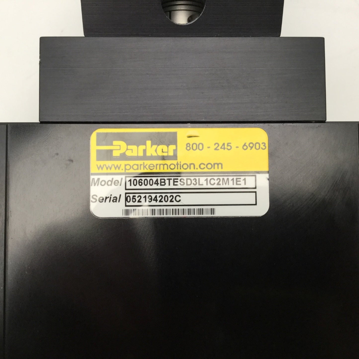 Used Parker 106004BTESD3L1C2M1E1 Ball Bearing Linear Positioner Stage Travel 4"
