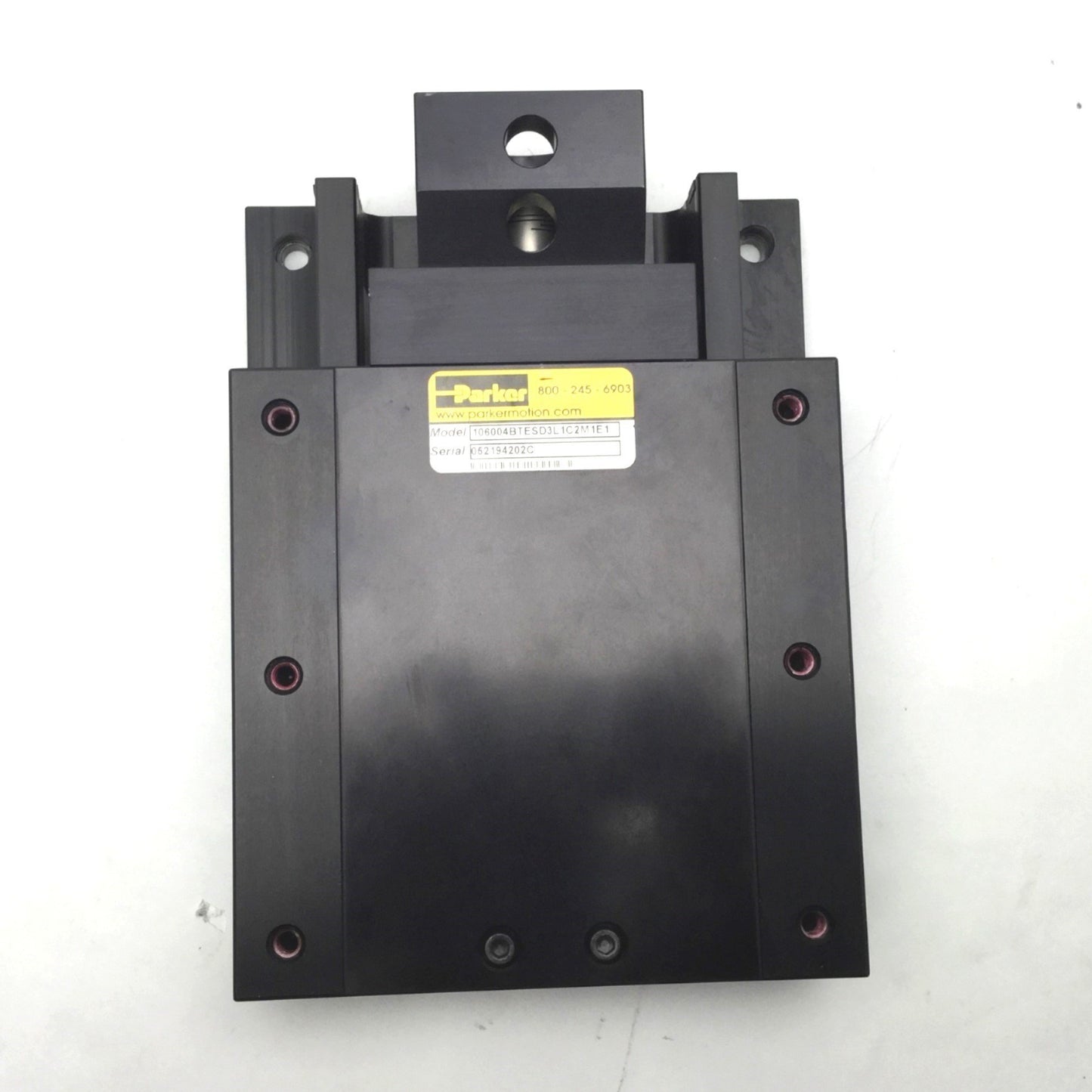 Used Parker 106004BTESD3L1C2M1E1 Ball Bearing Linear Positioner Stage Travel 4"