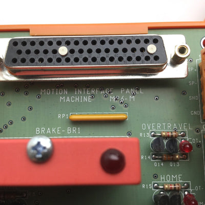 Used Adept 30330-12460 995909/67 MP6-M Machine Motion Interface Panel