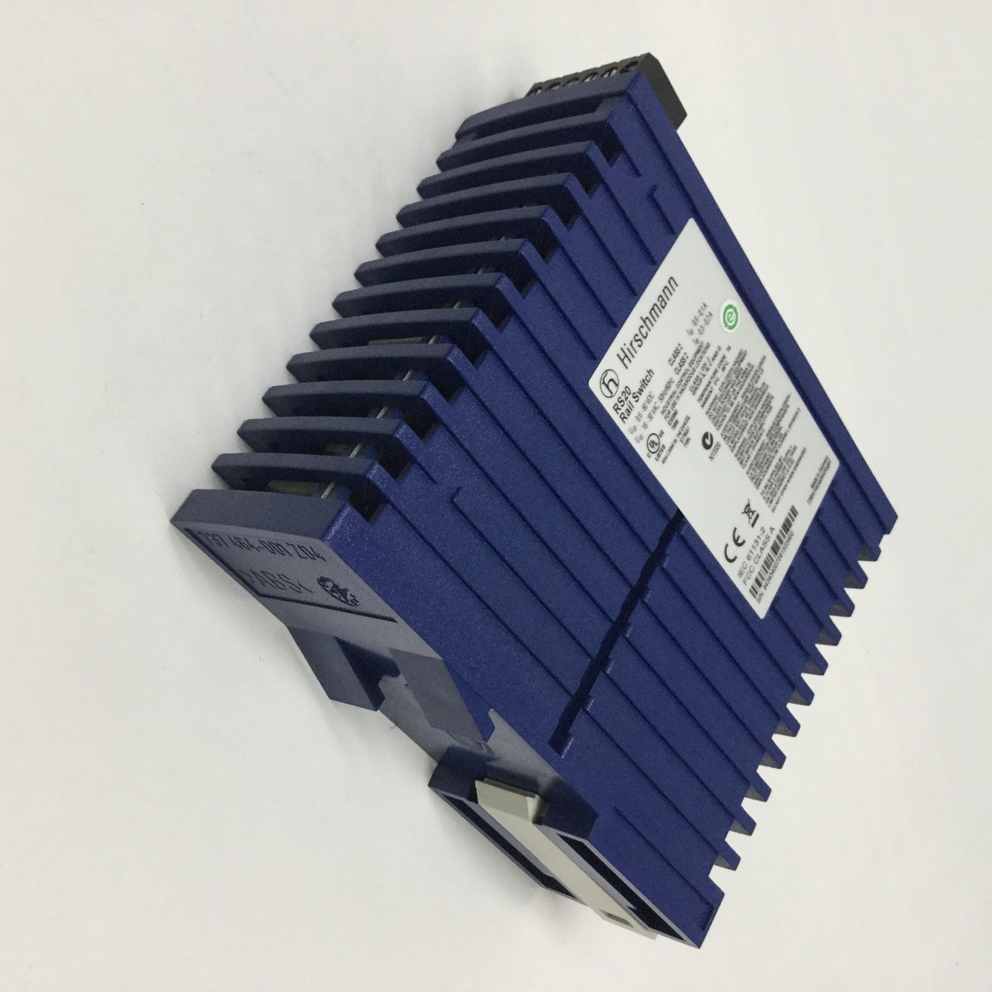Used Hirschmann RS20-0400T1T1SDAEHH04.0.01 Managed DIN Ethernet Rail Switch, 4-Port