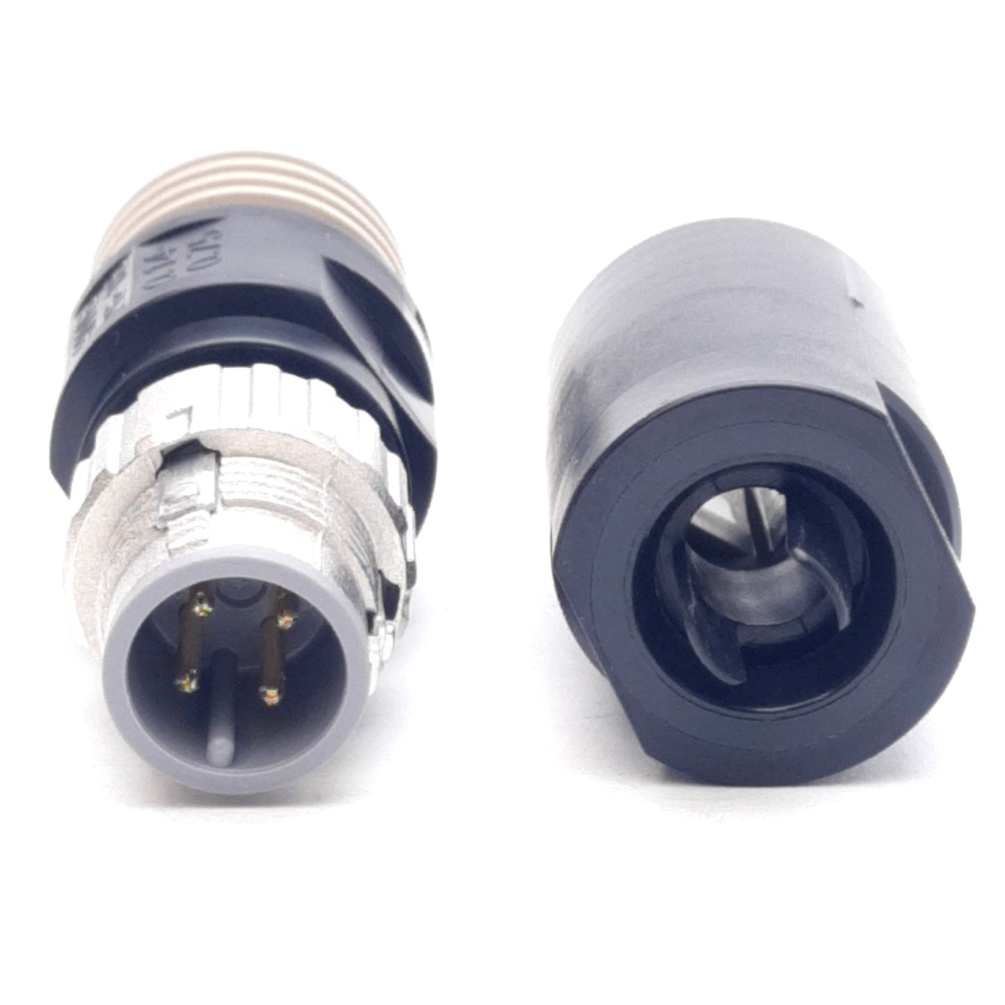 New Lot of 5 Omron XS5G-D418 Circular Metric Connector, 4-Pin Male, M12, 250VDC 4A