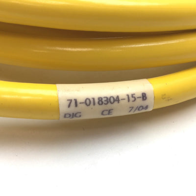 Used Parker 71-018304-15-B Compumotor Servo Feedback/Power Cable 12-Pin Round MS 15'