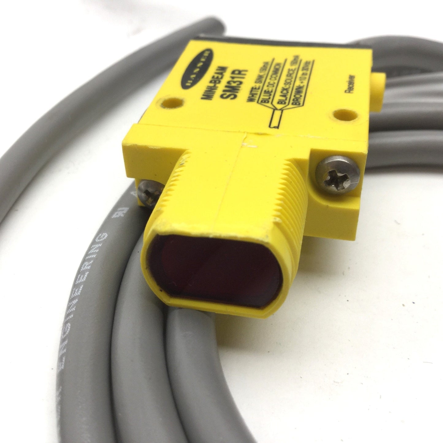 Used Banner SM31E & SM31R Mini-Beam Infrared Receiver & Emitter Range: 3m, 10-30VDC