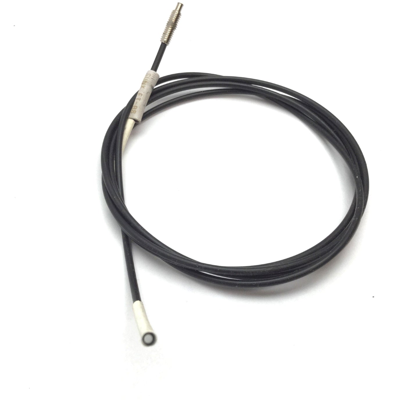 Used Panasonic SunX FT-B8 Thrubeam Fiber Optic Cable, M4 Threaded, M2.6 Threaded Tip