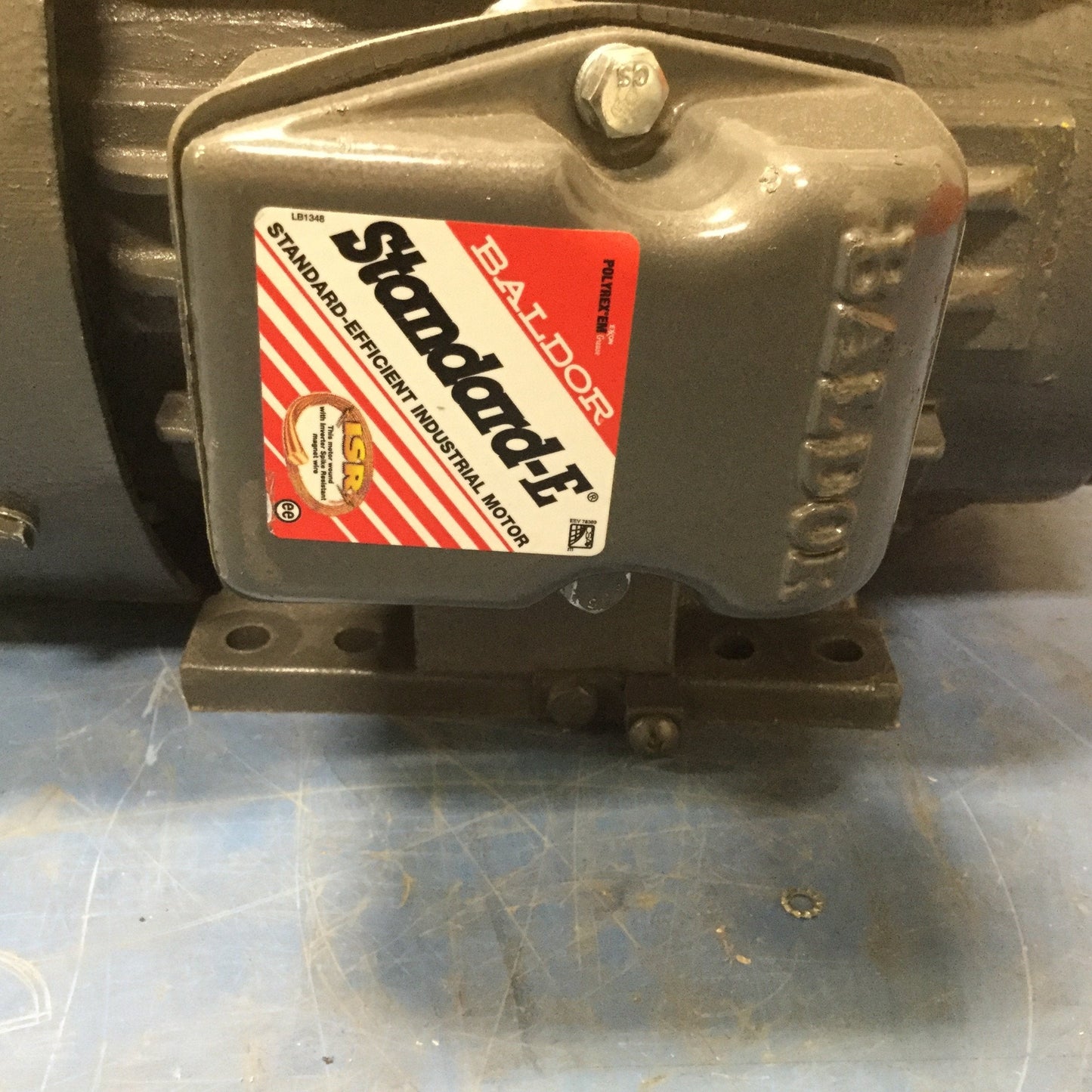 Used Baldor CP3660T-4 AC Motor, Power: 3HP, Frame: 182T, 460V 3-Phase, Shaft: 1.125"