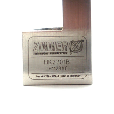 Used Zimmer HK2701B Linear Rail Stop/Clamp, 44mm Wide Rail, 1200N, M6 x 1.0