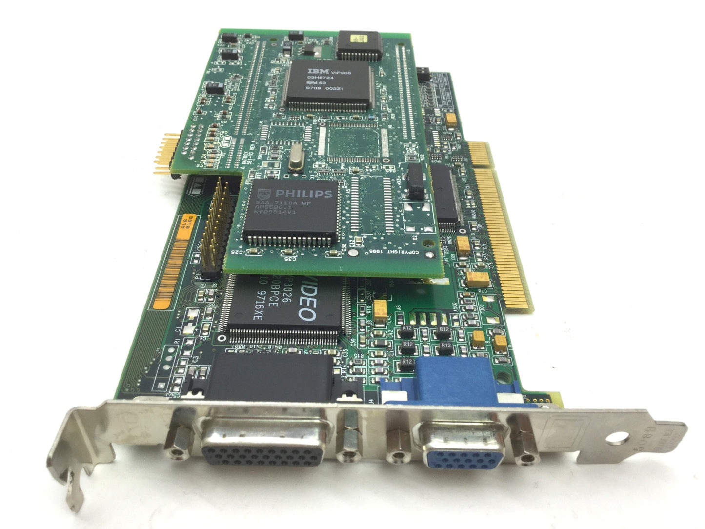 Used Matrox MRVM/VID Graphics Card Board, VGA, 26-Pin AV Slot, PCI