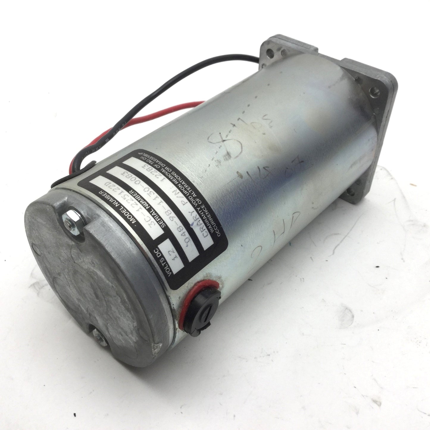 Used CRARY 3C-1225122D DC Motor, 12VDC, Shaft Diameter: 1/2", Length: 1-1/4"