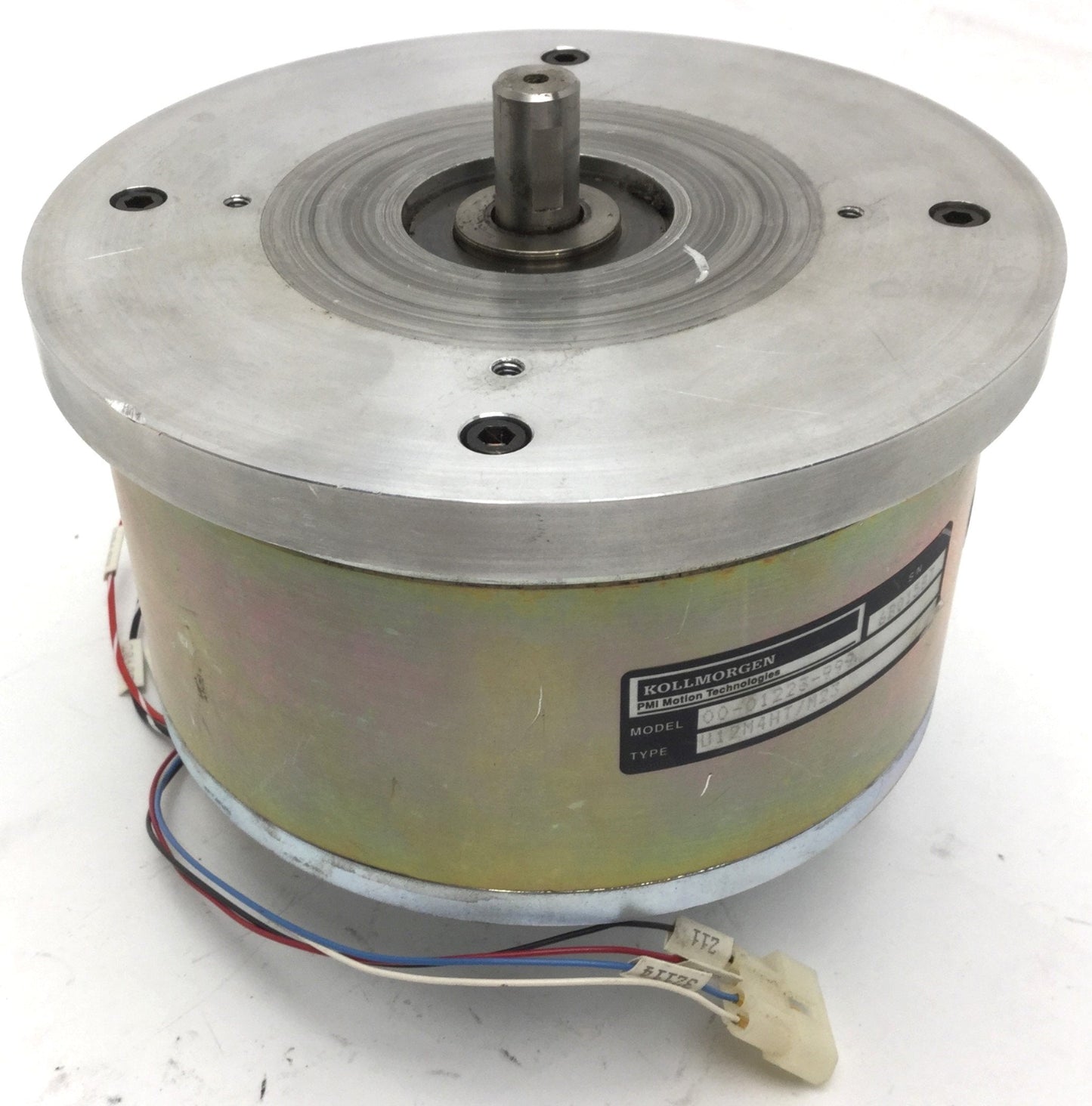 Used Kollmorgen 00-01223-999 ServoDisc DC Motor 0.5" Shaft Diameter, 3/4" Long