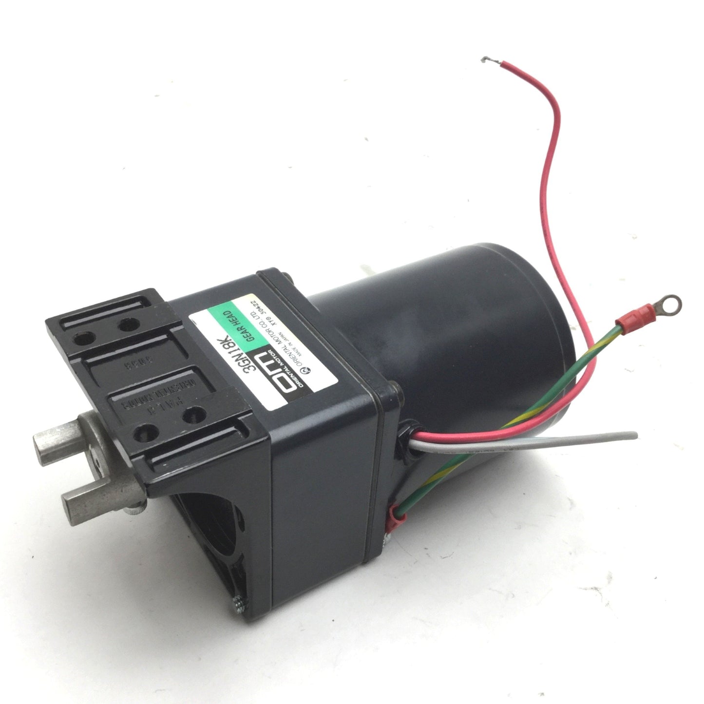 Used Oriental 3GNI8K Gear Head Reducer & 3RK15GN-AUL Reversible Motor