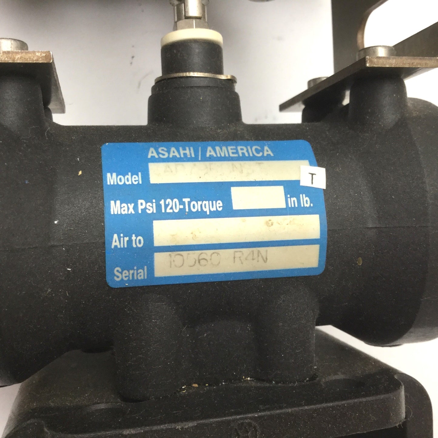 Used Asahi America AP79PSNST Pneumatic Actuator Spring Return, 1040N & Duo-Bloc 21