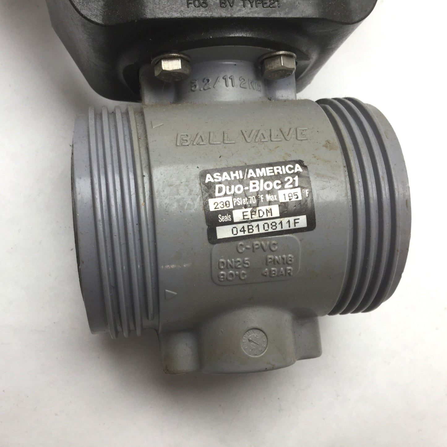 Used Asahi America AP79PSNST Pneumatic Actuator Spring Return, 1040N & Duo-Bloc 21