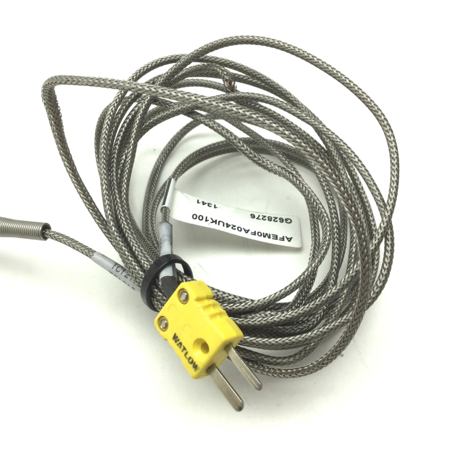 Used Watlow AFEM0FA024UK100 Thermocouple, Type K, Miniature Plug, .063" Diameter